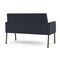 Lesro Mystic Lounge Reception Loveseat, Bronze, RS Night Sky Back, MD Farro Seat, RS Night Sky Arm Panels ML1501 - alternate 3
